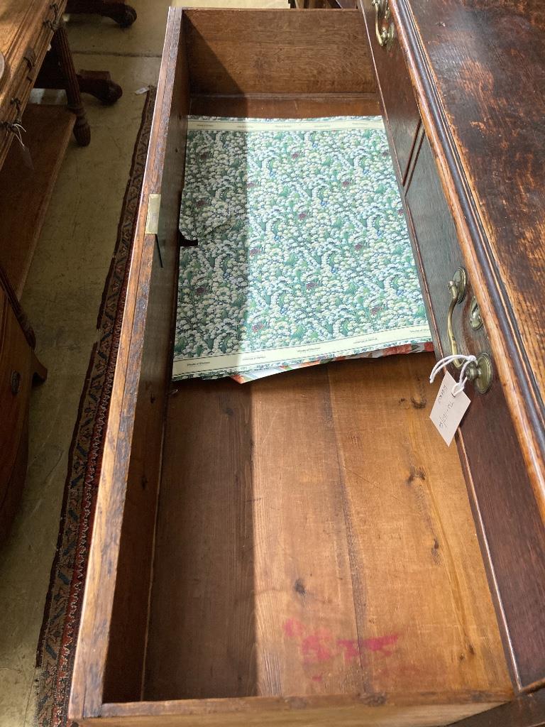 A George III oak chest